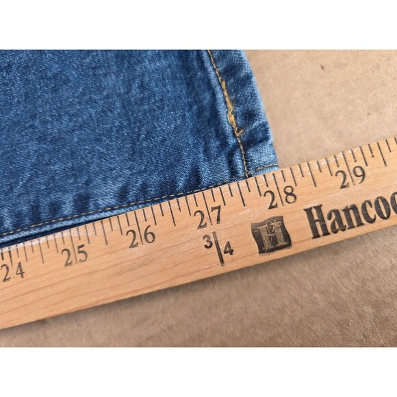 Levis Bib Overalls Vintage Style Womens 2-Horse Brand Denim Blue Jean Farmcore - Picture 12 of 16